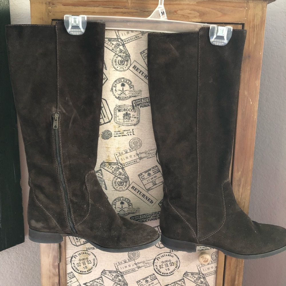 J•Crew Suede Leather Boots